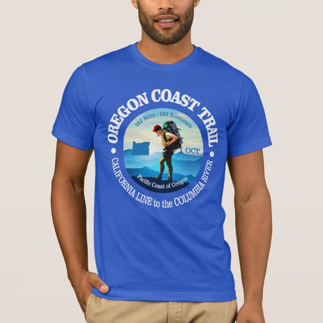 Oregon Coast Trail (C) T-Shirt (Vorderseite)