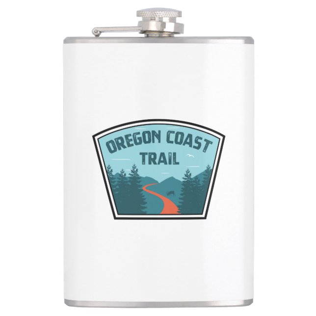 Oregon Coast Trail Flachmann (Vorderseite)