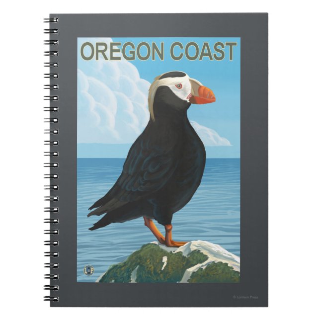 Oregon Coast Tufin Puffin Notizblock (Vorderseite)