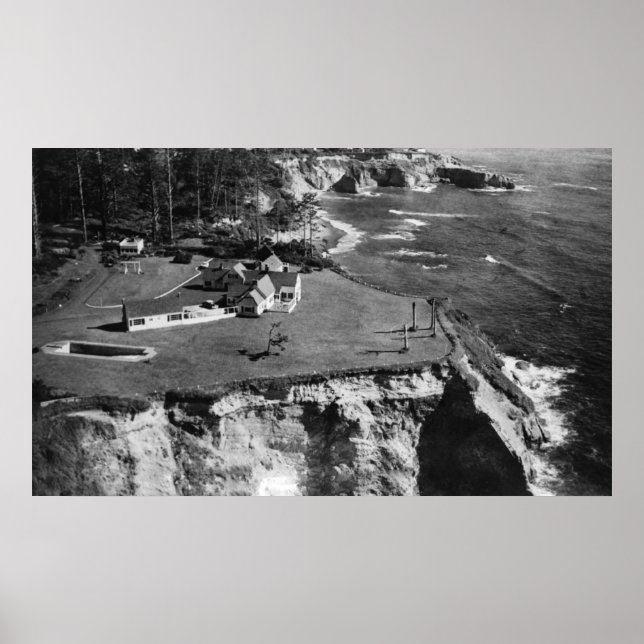 Oregon Coast West Shore Manor Otter Rock Poster (Vorne)
