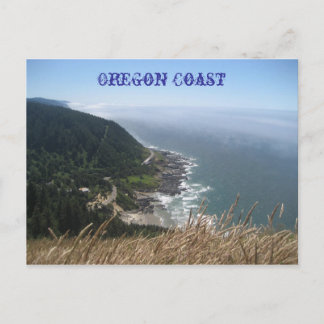 Oregon Coastline Postkarte