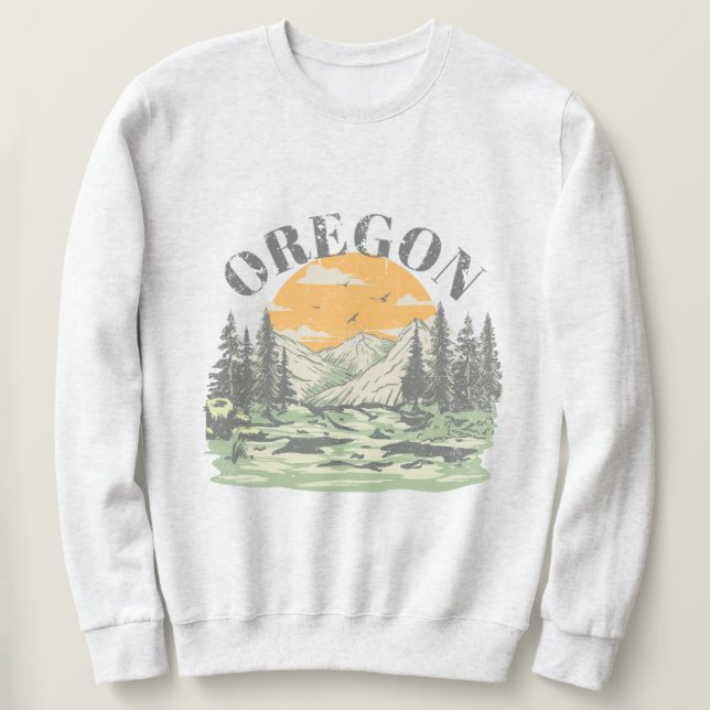Oregon Crewneck Sweatshirt (Design vorne)