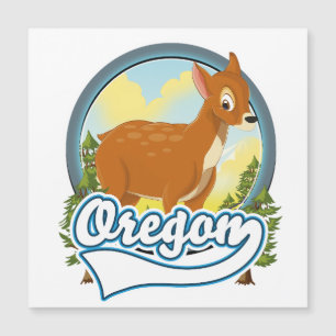Oregon Deer Reiselogo Magnetkarte