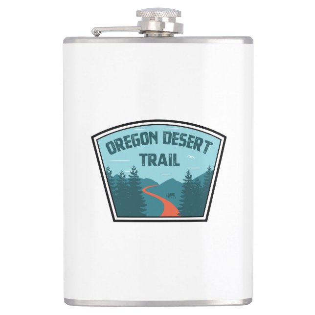 Oregon Desert Trail Flachmann (Vorderseite)
