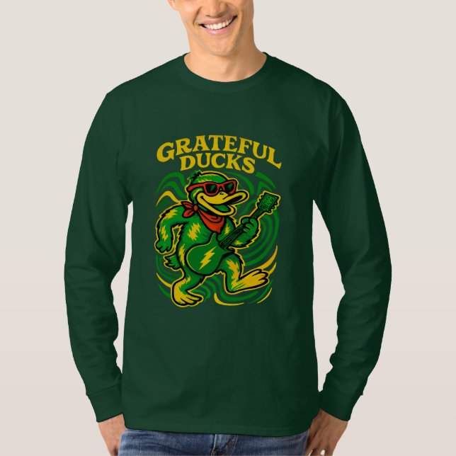 Oregon Duck x Grateful Dead Dancing Bear T-Shirt (Vorderseite)