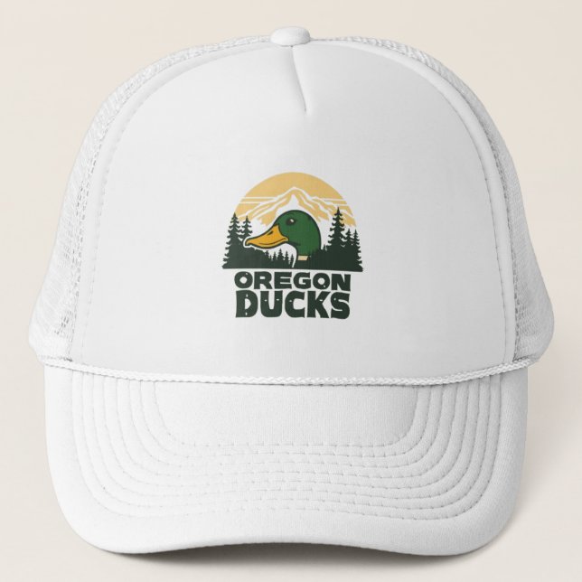 Oregon Ducks – Die ultimative College-Football-Man Truckerkappe (Vorderseite)