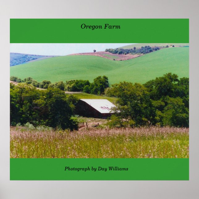 Oregon Farm Poster (Vorne)
