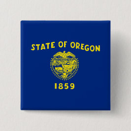 Oregon Flag Button