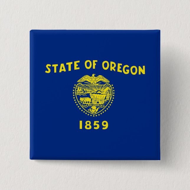 Oregon Flag Button (Vorderseite)