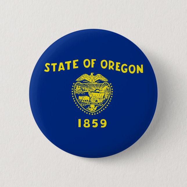Oregon Flag Button (Vorderseite)