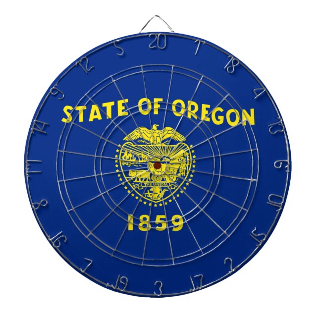Oregon Flag Dartscheibe (vorne)