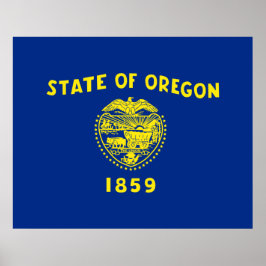 Oregon Flag Poster