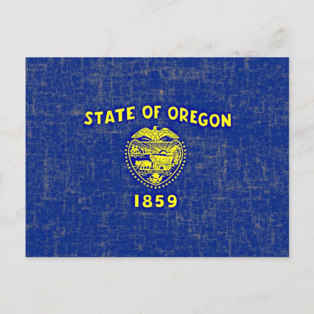 OREGON FLAG POSTKARTE (Vorderseite)