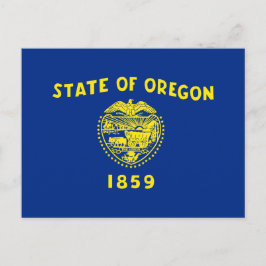 Oregon Flag Postkarte