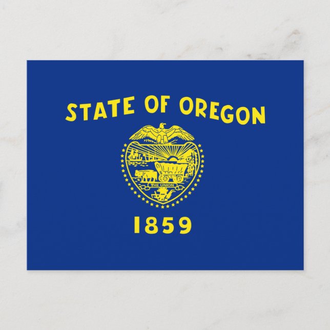Oregon Flag Postkarte (Vorderseite)