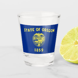 Oregon Flag Schnapsglas