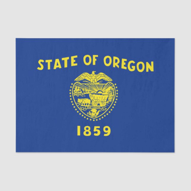 Oregon Flag Seidenpapier (Vorderseite)