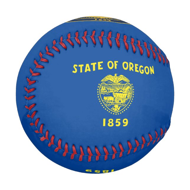 Oregon-Flagge Baseball (Vorderseite Links)