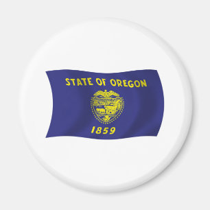 Oregon-Flaggenmagnet Magnet
