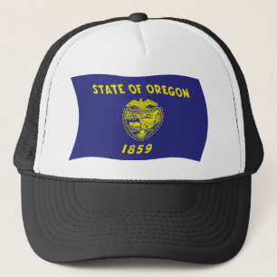 Oregon-Flaggenmütze Truckerkappe