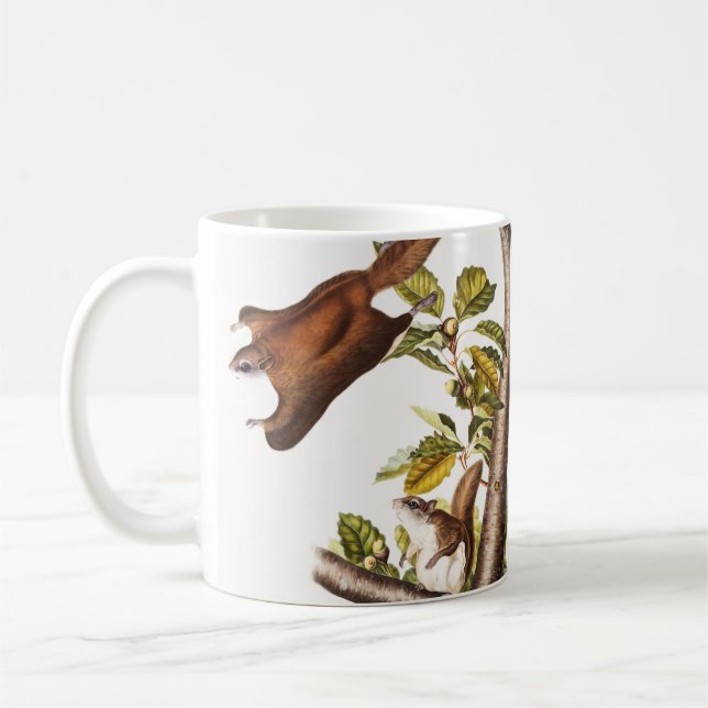Oregon Flying Eichhörnchen (Pteromys Origonensis) Kaffeetasse (Links)