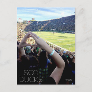 Oregon Football 2016 Postkarte