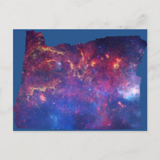 Oregon Galaxy Print Postkarte