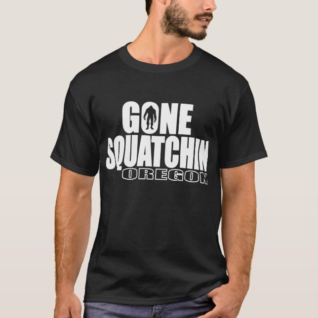 OREGON gegangenes Squatchin - ursprünglicher Bobo T-Shirt (Vorderseite)