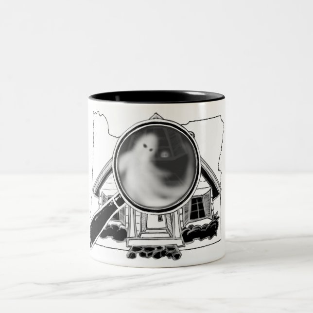 Oregon Ghosties Zweifarbige Tasse (Mittel)