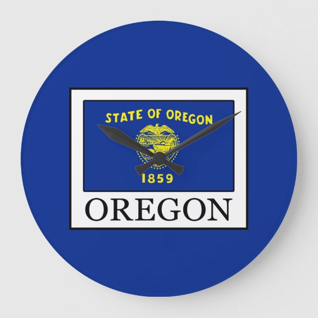 Oregon Große Wanduhr (Vorderseite)