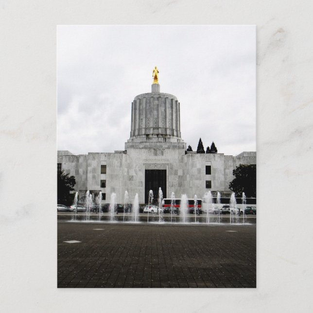 Oregon Hauptstadt Postkarte (Vorderseite)
