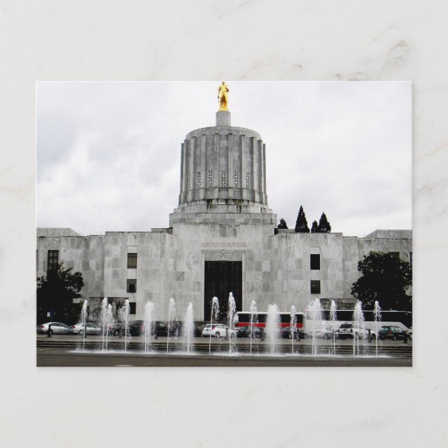 Oregon Hauptstadt Postkarte (Vorderseite)