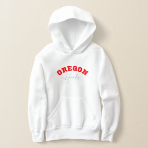 Oregon Hawks Red & Blue Kids Sweatshirt