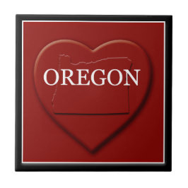 Oregon Heart Map Wohngestaltung Fliese