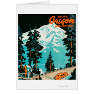 Oregon Highways Werbeplakat