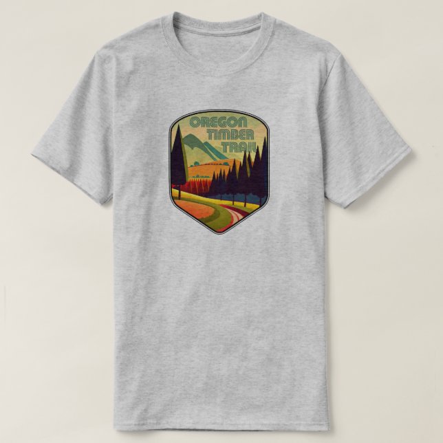 Oregon Holztrail Farben T-Shirt (Design vorne)