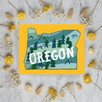 Oregon Illustriert Map
