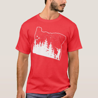 Oregon Jagd Ente Jäger Geschenke T-Shirt