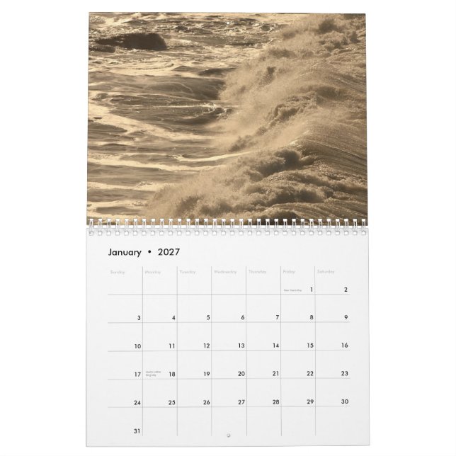 Oregon Kalender (Jan 2027)