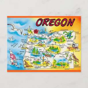 Oregon Karte