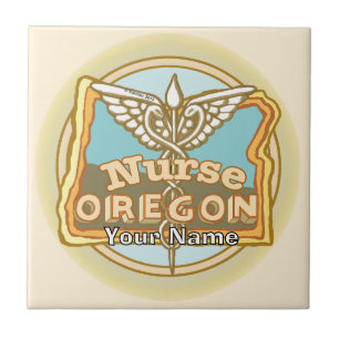 Oregon Krankenpfleger Caduceus Fliese