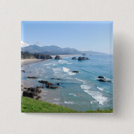 Oregon-Küste Button
