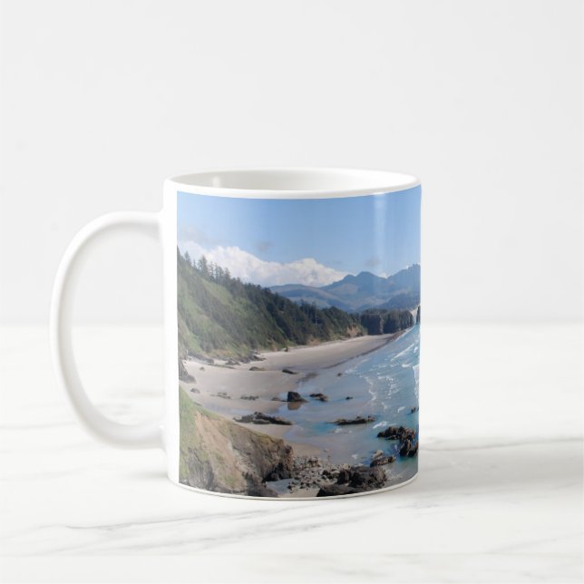 Oregon-Küste Kaffeetasse (Links)