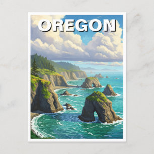 Oregon Küste Reisen Postkarte