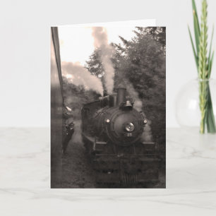 Oregon-Küsten-landschaftliche Eisenbahn-Gruß-Karte Karte