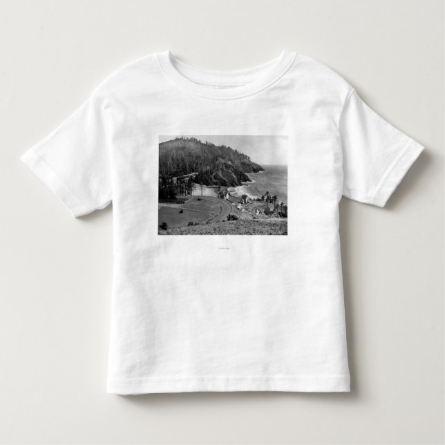 Oregon-Küsten-Landstraße an Heceta Kopf Kleinkind T-shirt (Vorderseite)