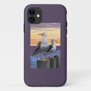 Oregon-Küsten-Seemöven iPhone 11 Hülle