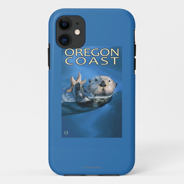 Oregon-Küsten-Seeotter Case-Mate iPhone Hülle (Rückseite)