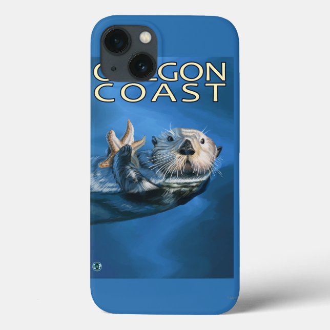 Oregon-Küsten-Seeotter Case-Mate iPhone Hülle (Rückseite)