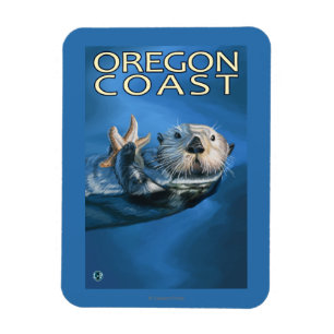 Oregon-Küsten-Seeotter Magnet